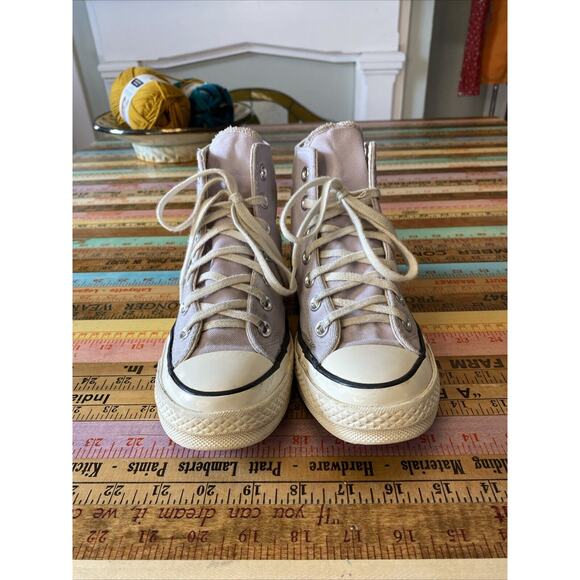Converse W 5 M 3 Chuck Taylor All Star High Top Lilac Purple Special Edition Vtg - Picture 4 of 13